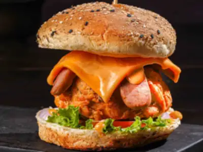 Chicken Cheese Blast Burger