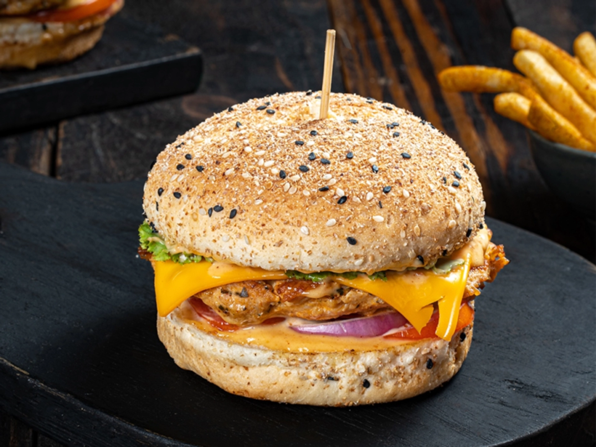 Chicken Cheese Burger