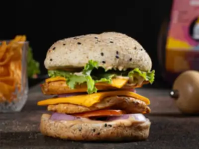 Double Decker Chicken Burger