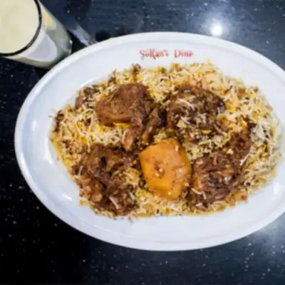 Basmati Kacchi Half with Borhani
