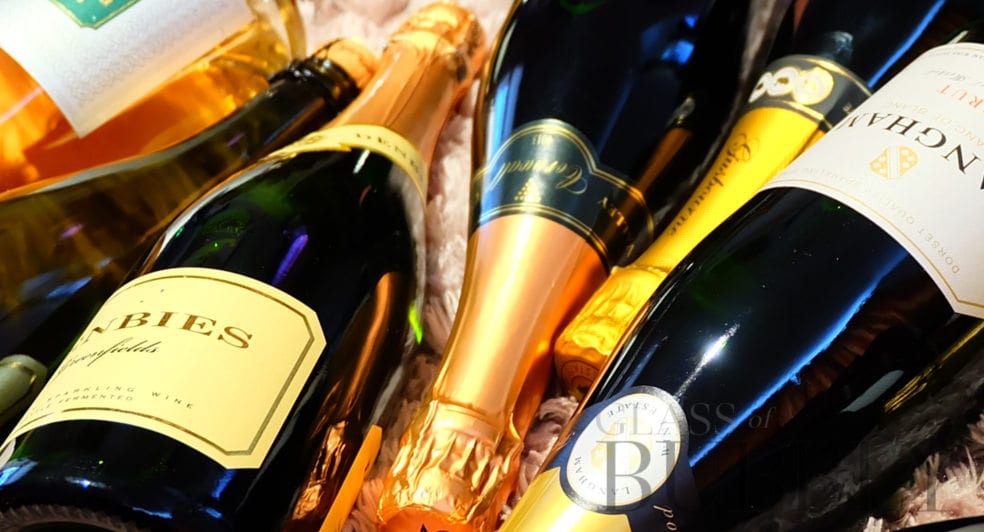 English Sparkling Wine Glass Of Bubbly