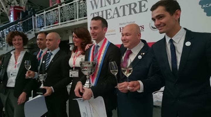 Sommelier Vincenzo Arnese wins 'Best UK Sommelier’ 2015
