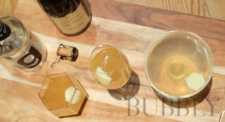 Danish Gin & Champagne Cocktail