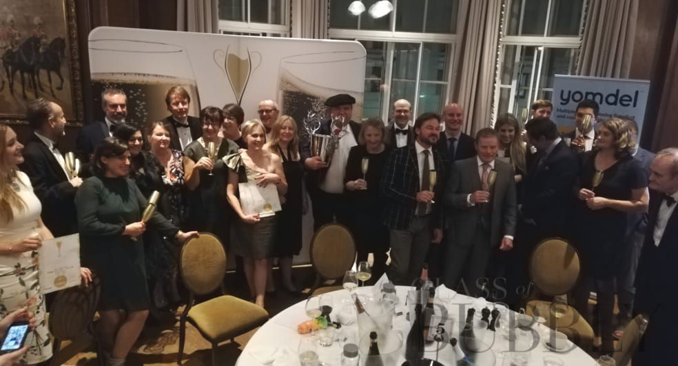 Glass of Bubbly Awards Trophy Winners 2019