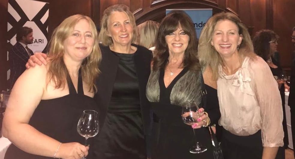 vicki michelle glass of bubbly