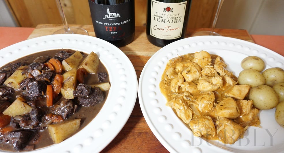 Boeuf Bourguignon & Coq Au Vin Blanc
