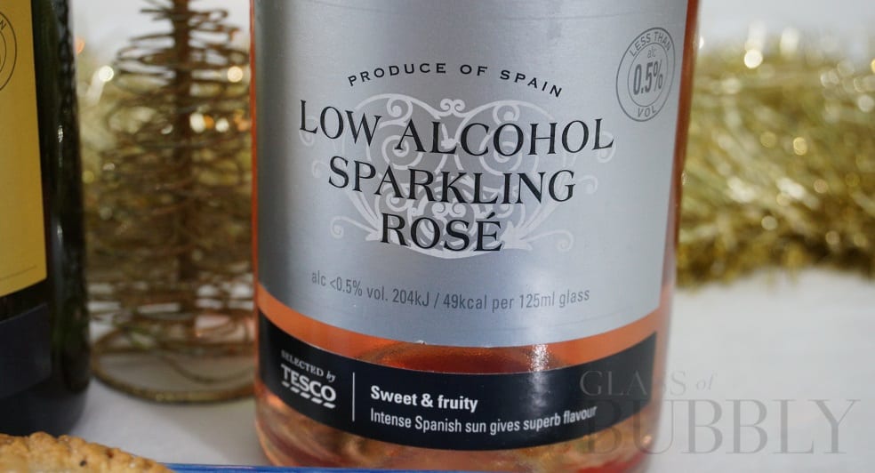 Tesco Low Alcohol Sparkling Rosé 2018