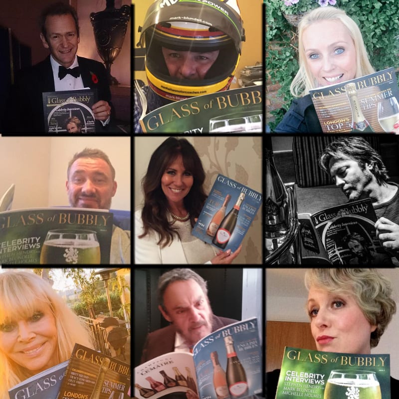 Glass of Bubbly Celebrity Readers