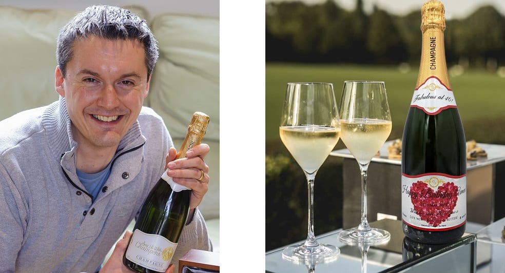 Didier Penine has launched Say It With Champers which is a gift site where you can personalise your champagne gift Didier Penine from Cockfield who has launched Say It With Champers which is a gift site where you can personalise your champagne gift.
Picture: Mark Bullimore Photography