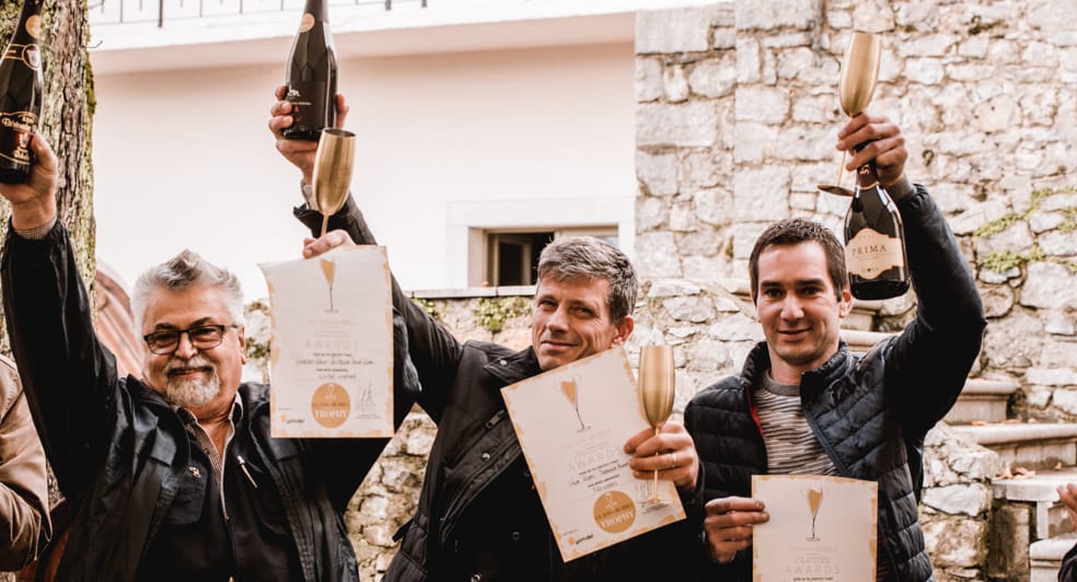 Glass of Bubbly Trophy Winners Slovenia Glass of Bubbly Trophy Winners Slovenia
