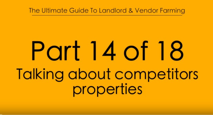 Pt.14 Talking about Competitors Properties