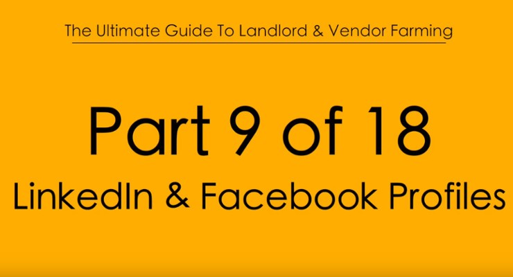 Pt.9 LinkedIn and Facebook Profiles