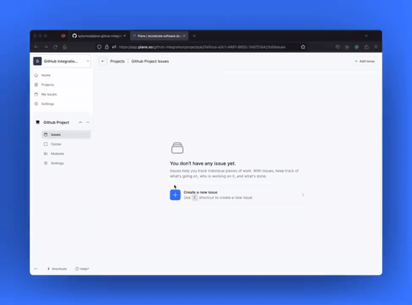 Connect repo to project