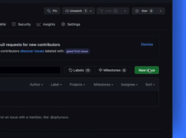 Plane label on GitHub issue