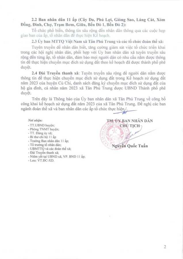 HƯỚNG DẪN THỦ TỤC HOÀN TẤT HỒ SƠ CHUYỂN MỤC ĐÍCH NHÀ ĐẤT CỦ CHI 2023