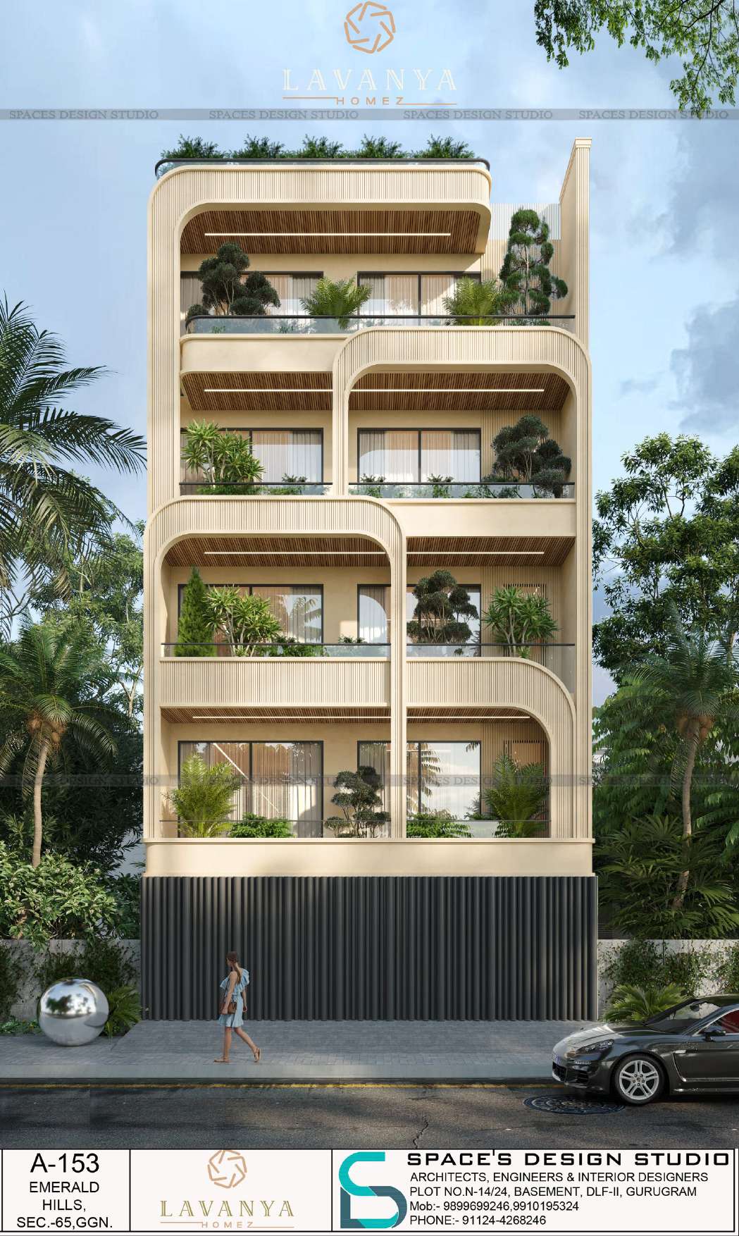 4 BHK Builder Floor, Emaar Emerald Hills, Gurgaon
