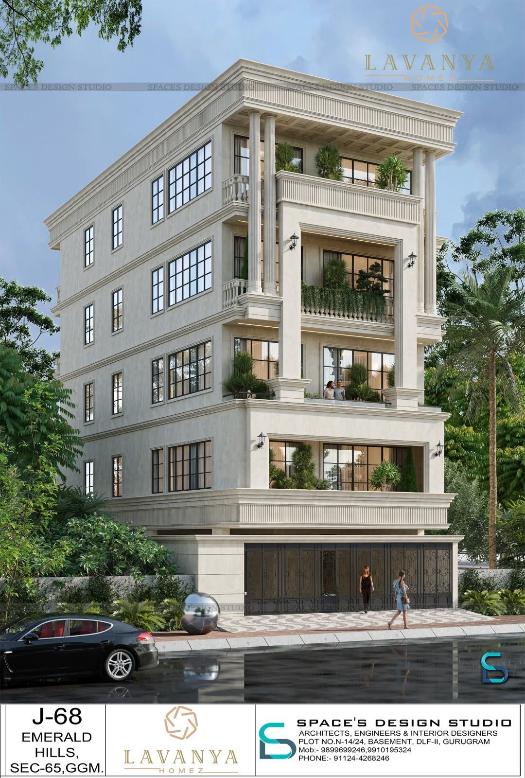 3 BHK Builder Floor, Emaar Emerald Hills, Gurgaon