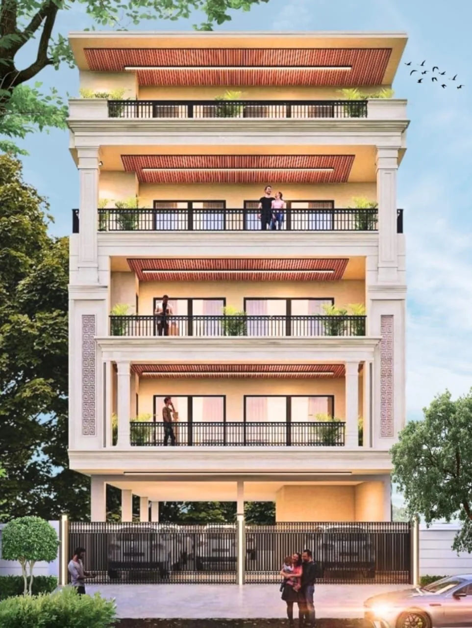 4 BHK Builder Floor, DLF Garden City, Gurgaon