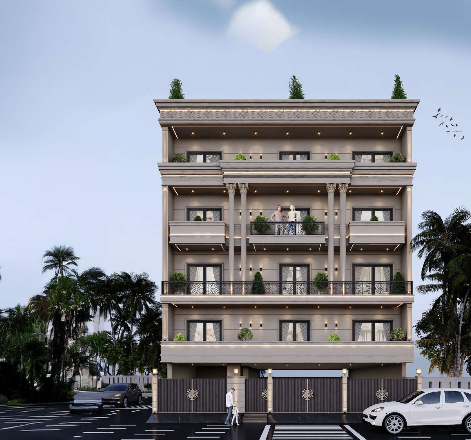 4 BHK Builder Floor, Orris Woodview Residencies, Gurgaon
