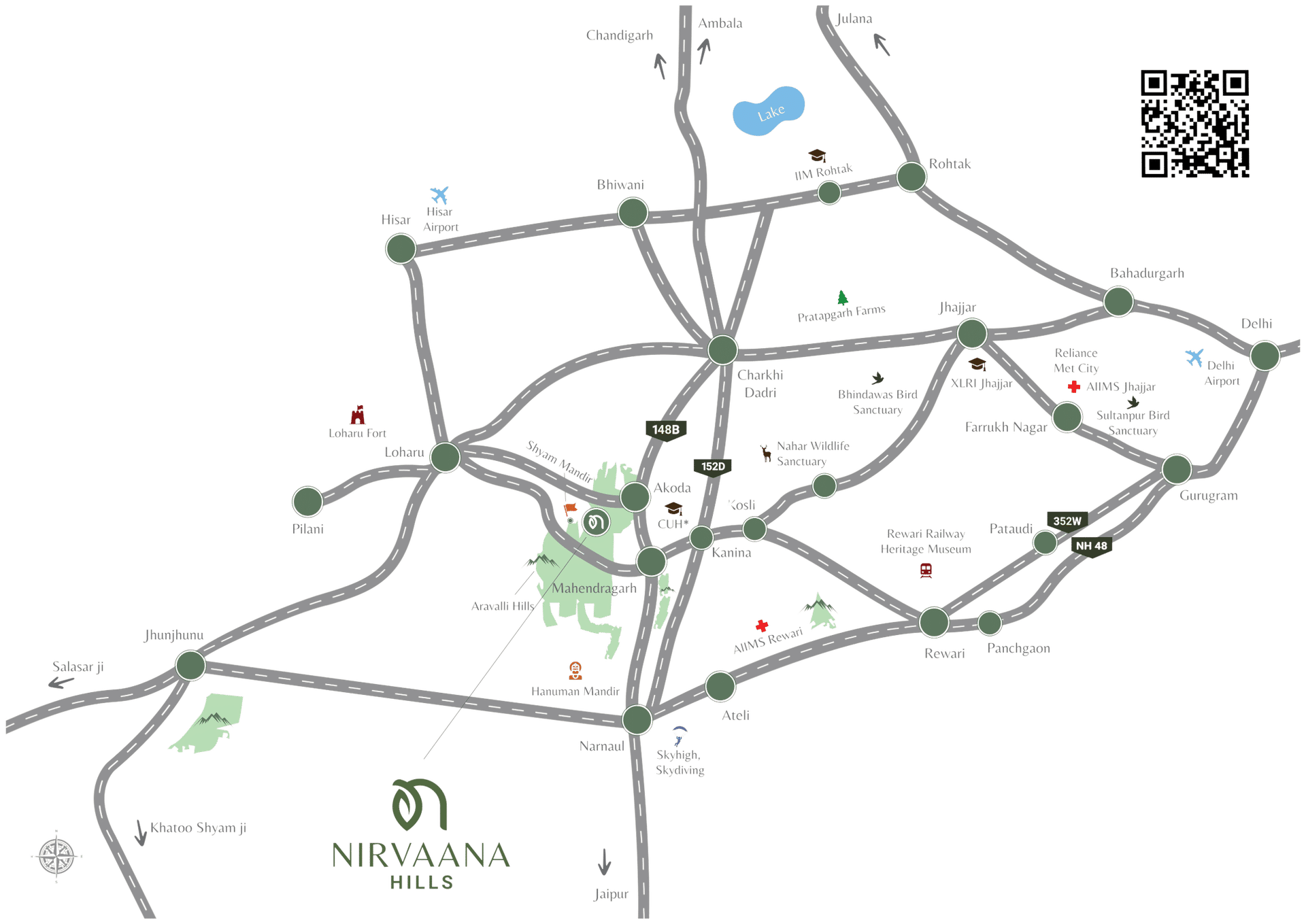 Plot in Nirvaana Hills, Mahendragarh, Gurgaon