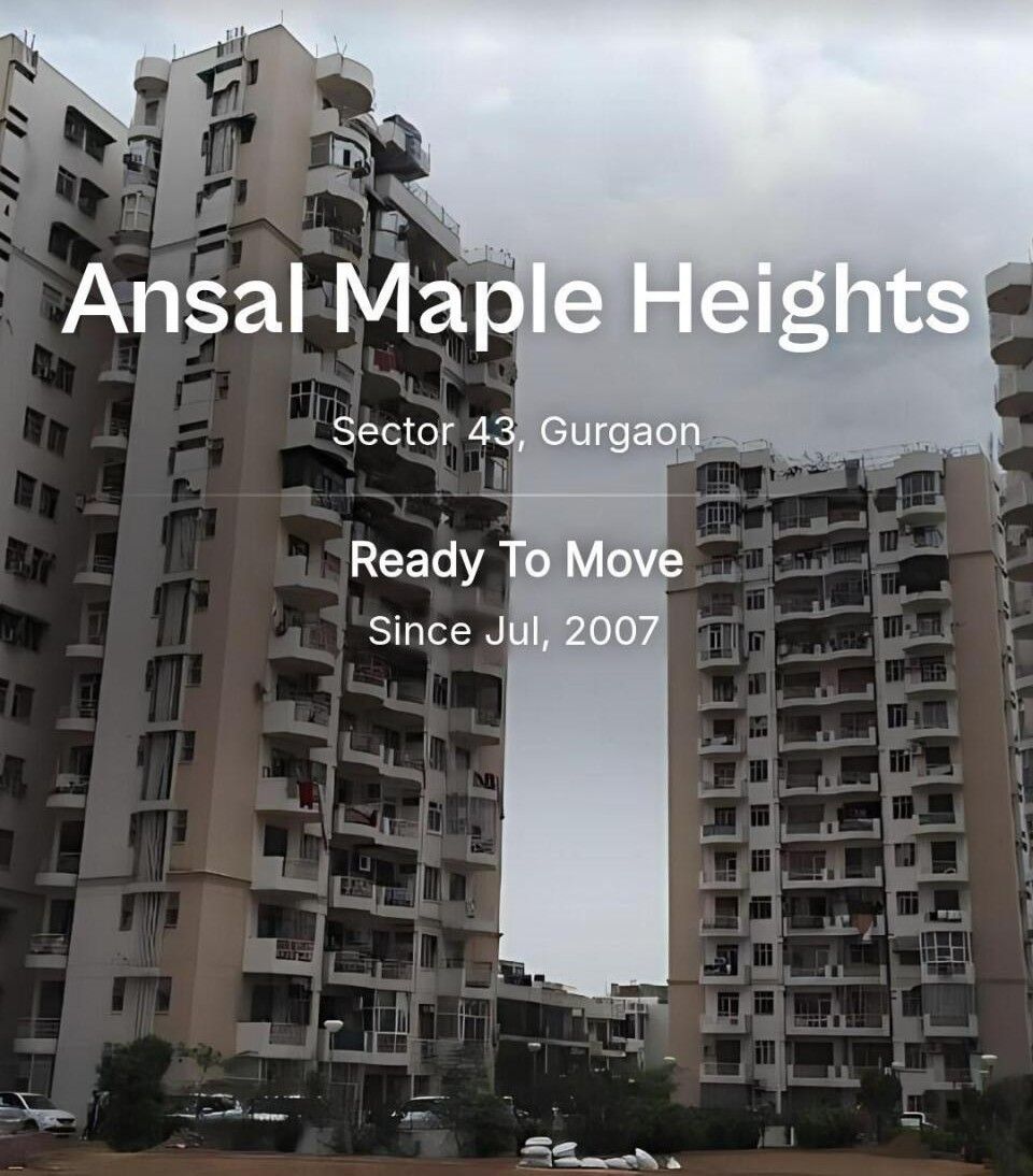 2 BHK Apartment, Maple Heights, Gurgaon