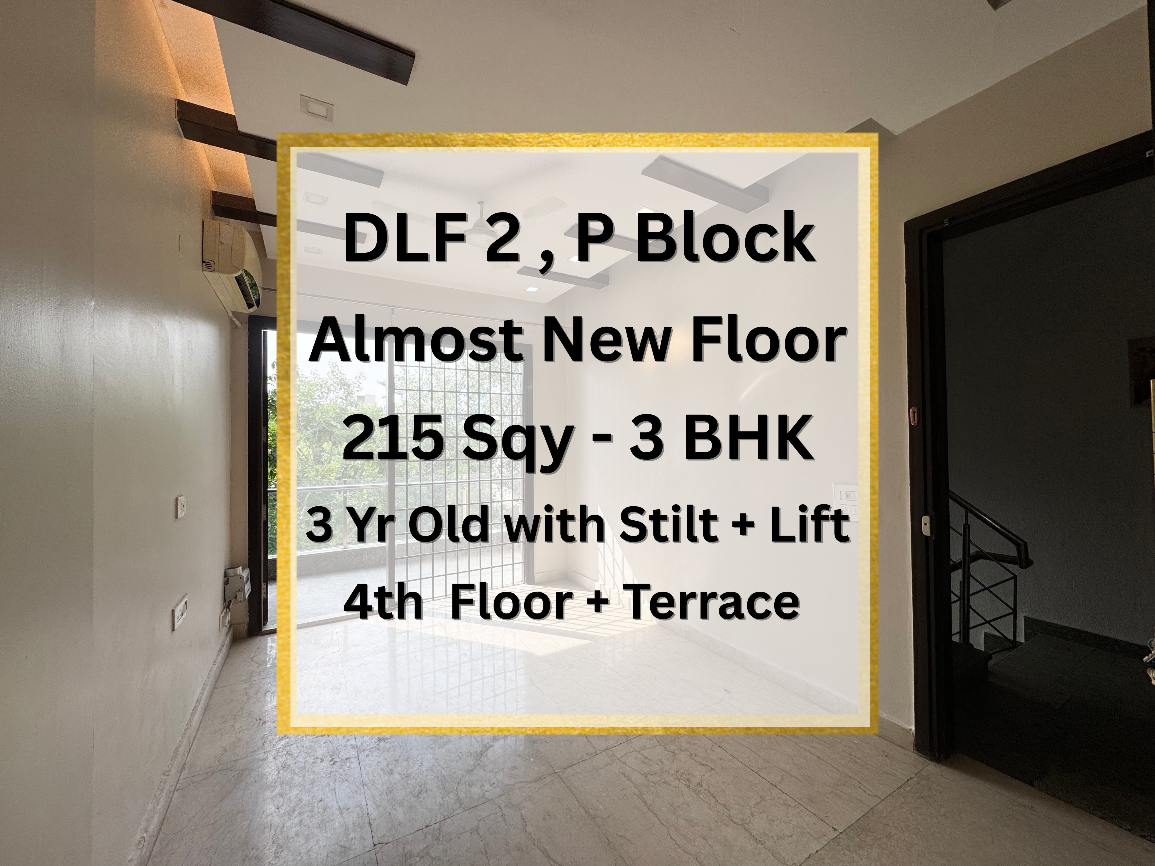 3 BHK Builder Floor, DLF Phase 2, Block P, Gurgaon