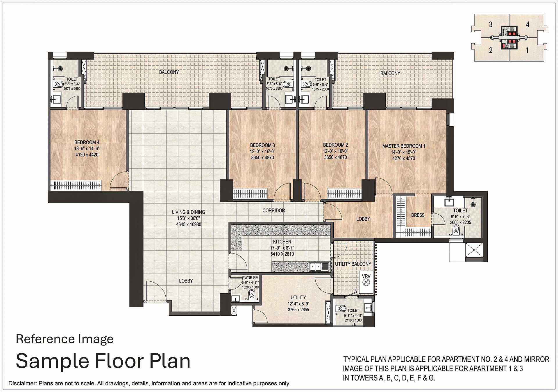 4 BHK Apartment, DLF Privana West, Gurgaon