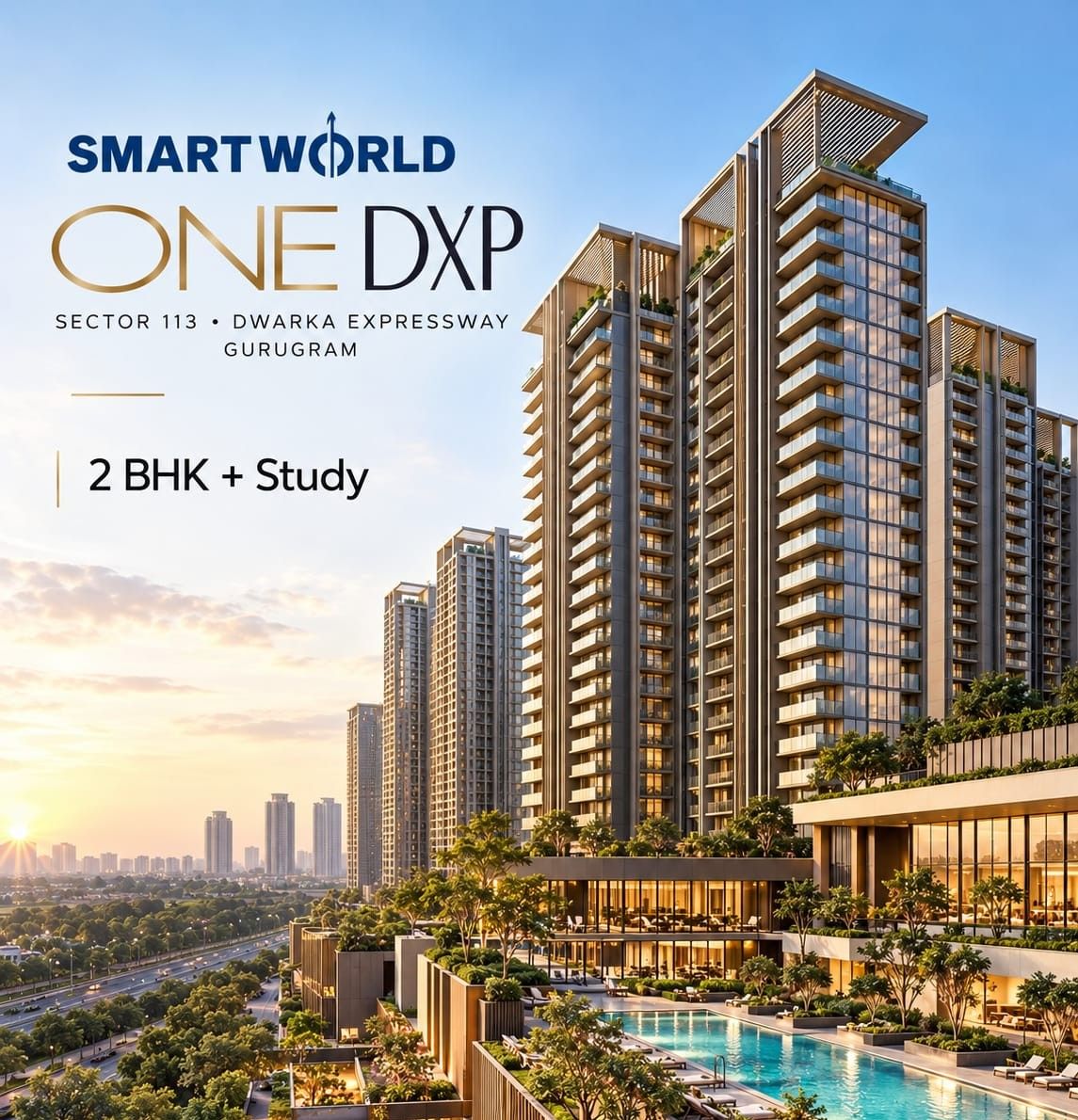 2 BHK Apartment, Smartworld One Dxp Phase 1, Gurgaon