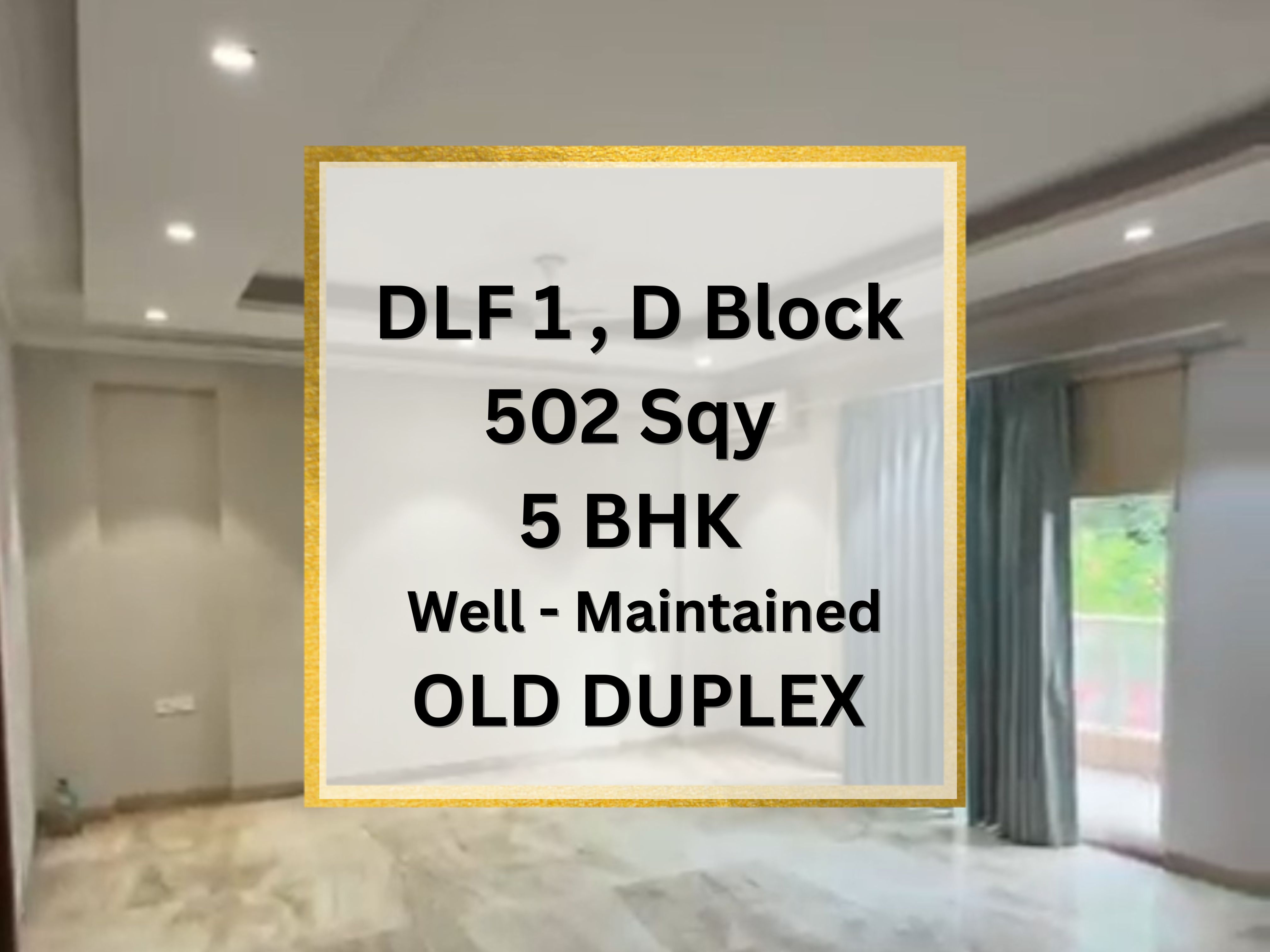 5 BHK Villa, DLF Phase 1, Block D, Gurgaon