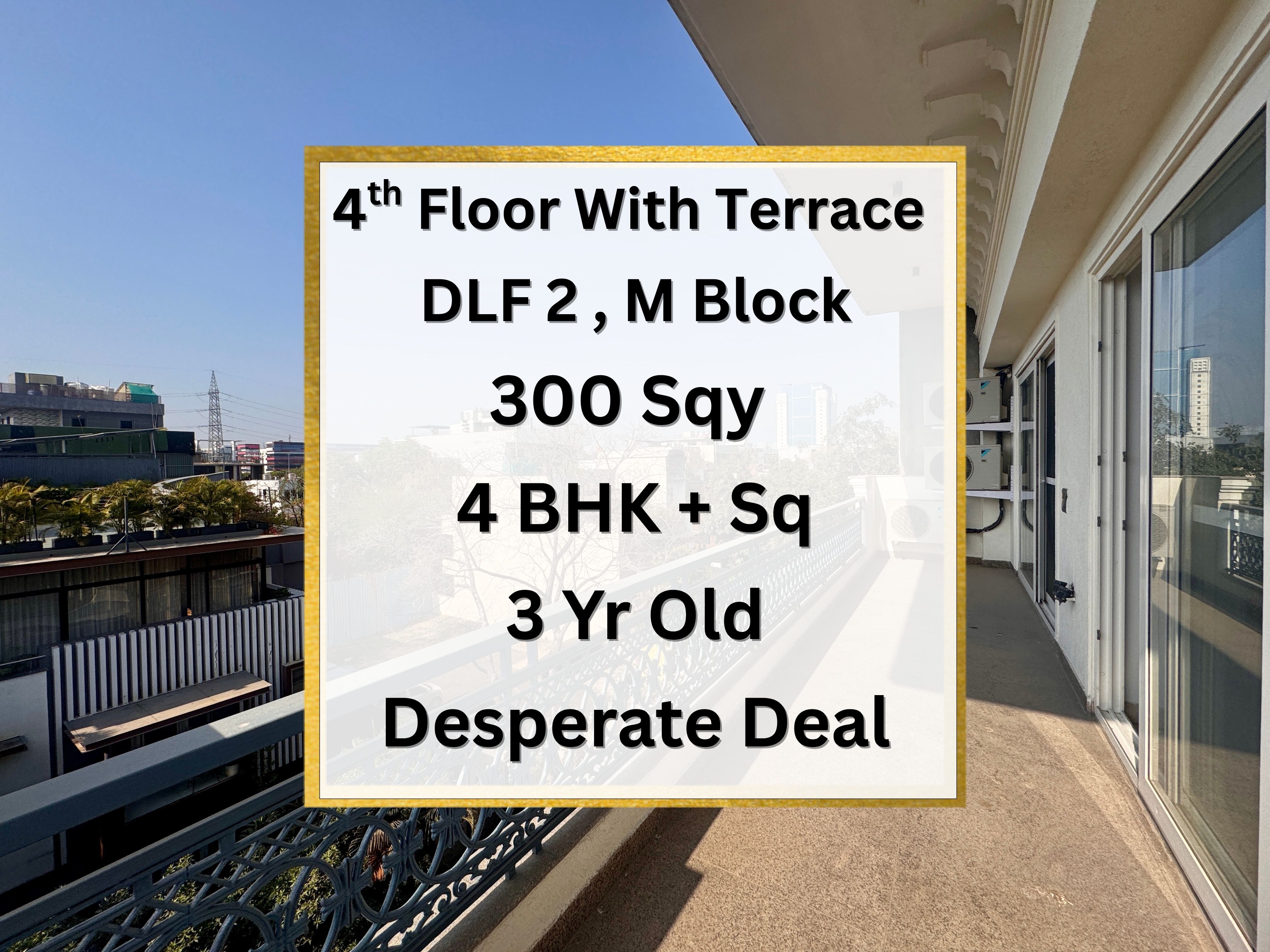 4 BHK Builder Floor, DLF Phase 2, Block M, Gurgaon