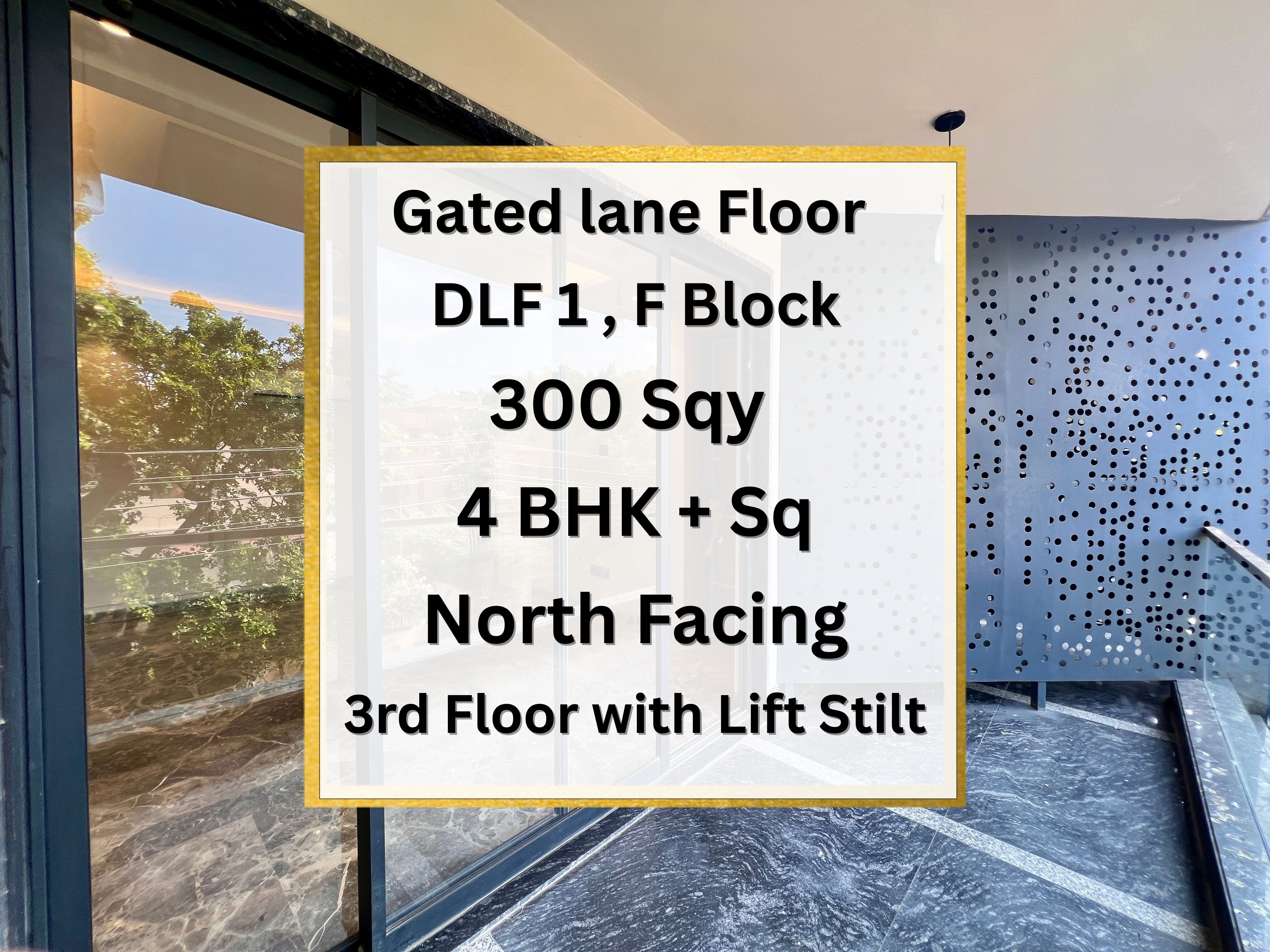 4 BHK Builder Floor, DLF Phase 1, Block F, Gurgaon