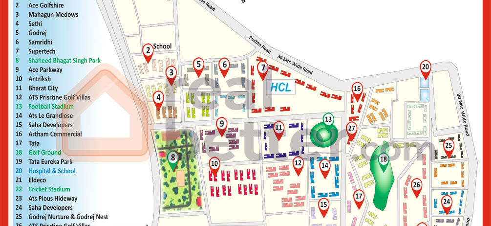 SECTOR-150 Map