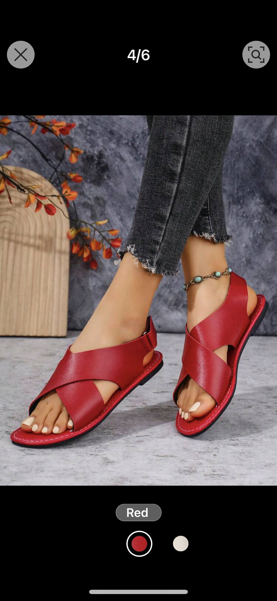 NEW SUMMER CRISSCROSS STRAP SANDALS Image