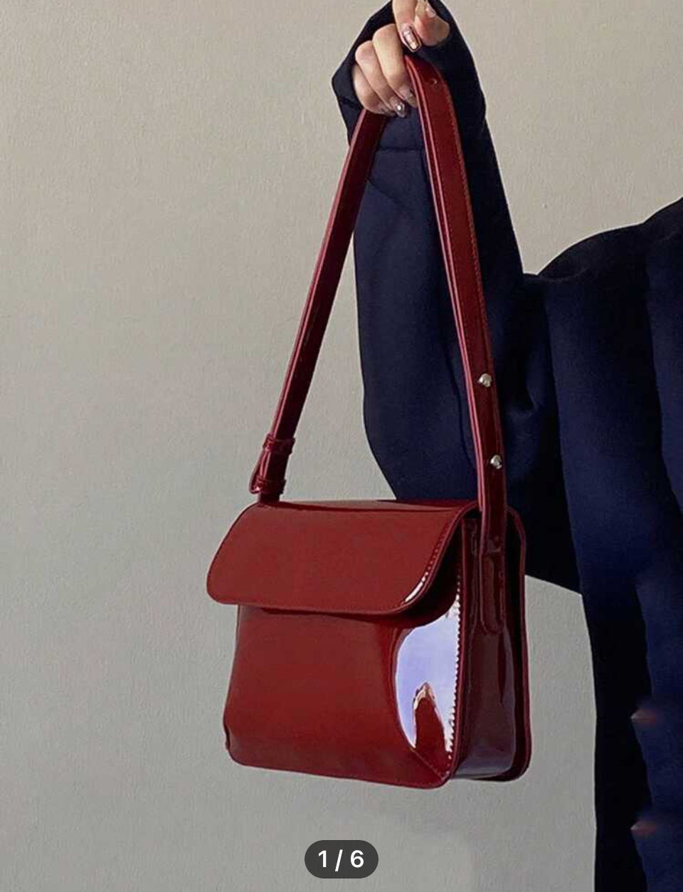 NEW PATENT LEATHER BAG. Image