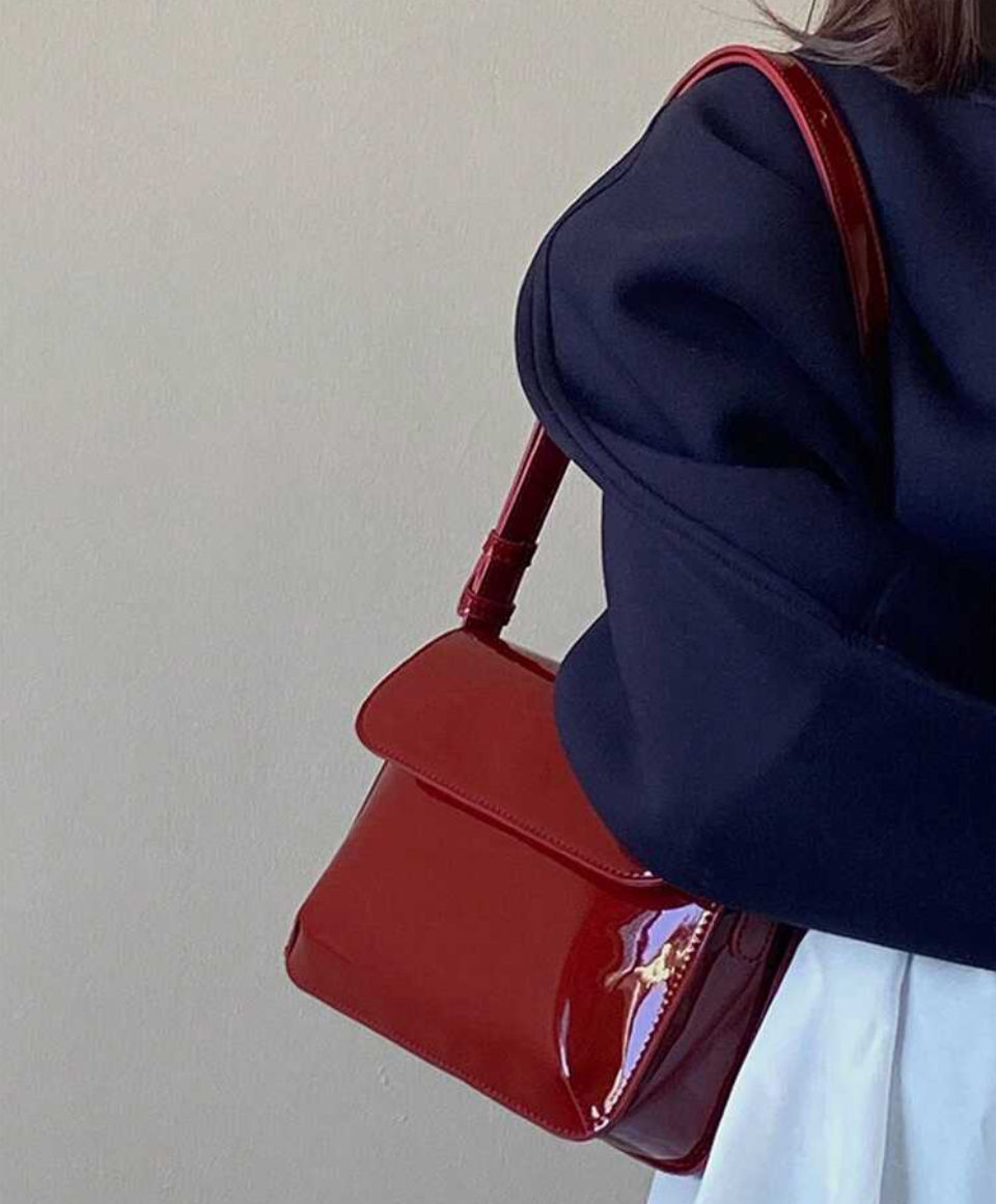 NEW PATENT LEATHER BAG. Image