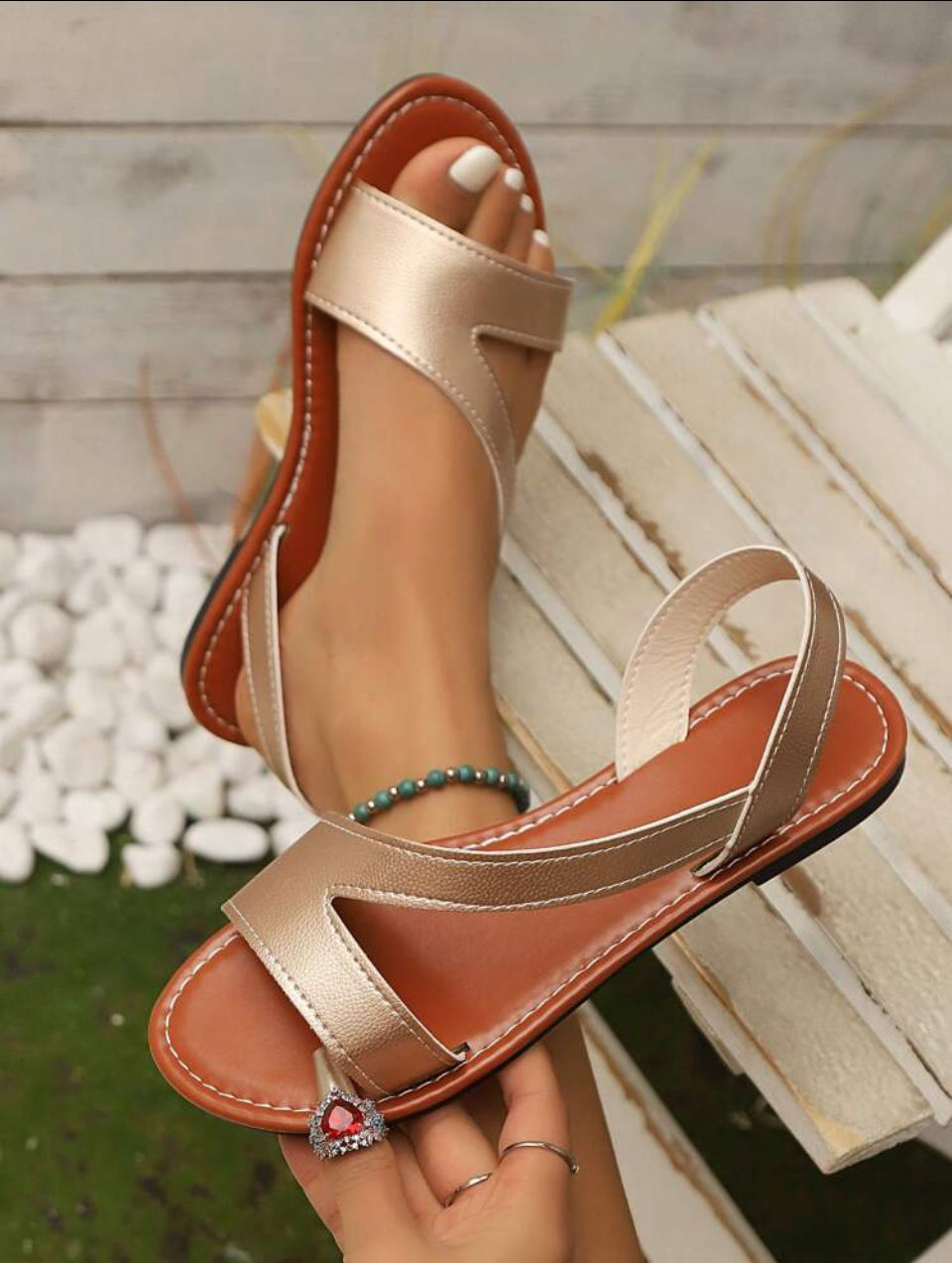 Summer Beach Casual Non-Slip Ladies Shoes, Spring/Summer Image