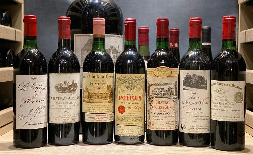 1982 波爾多年份：葡萄園與採收場景