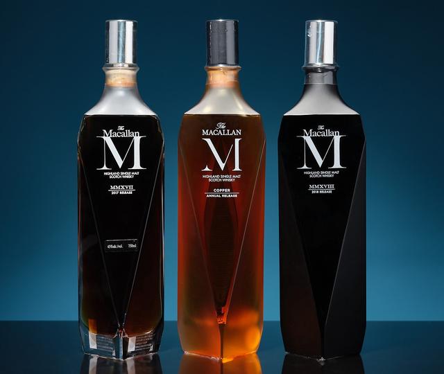 麥卡倫M、M Copper與M Black三款水晶瓶