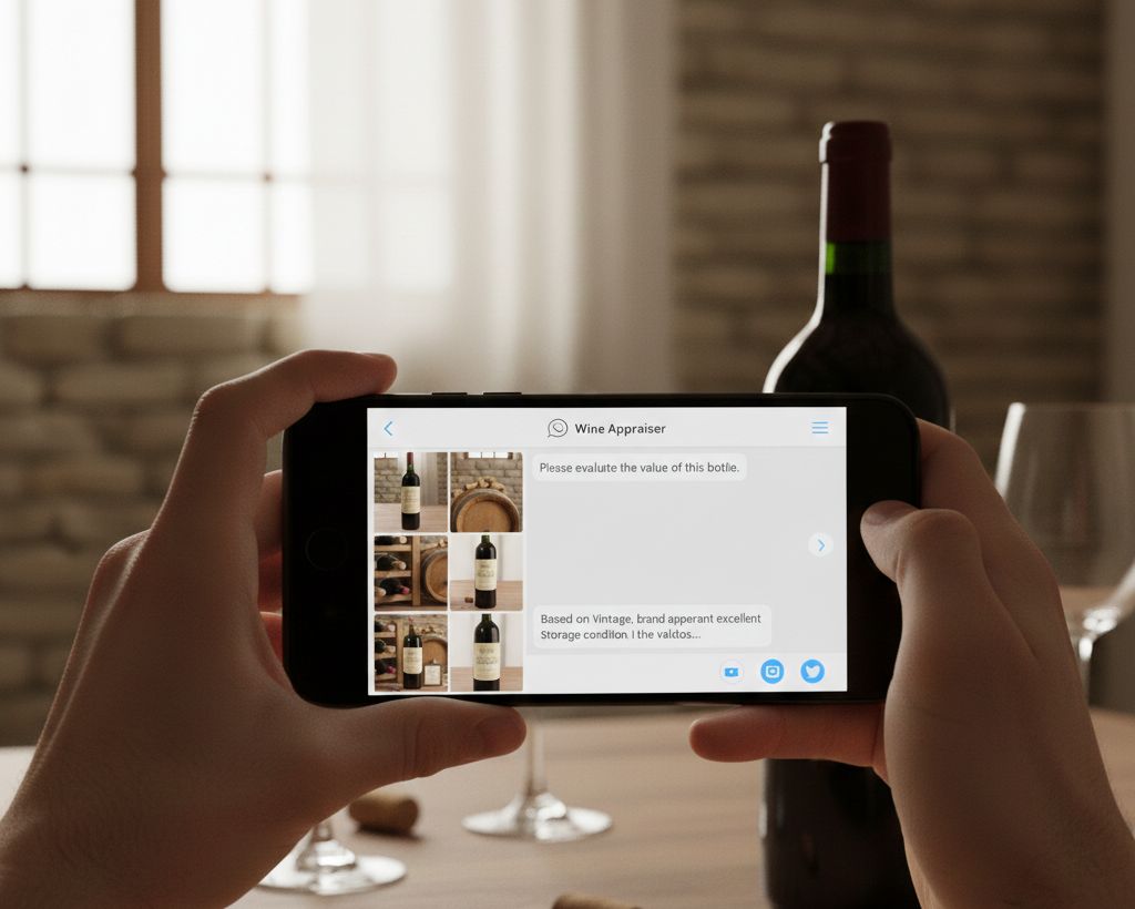 使用手機進行WhatsApp即時通訊估價