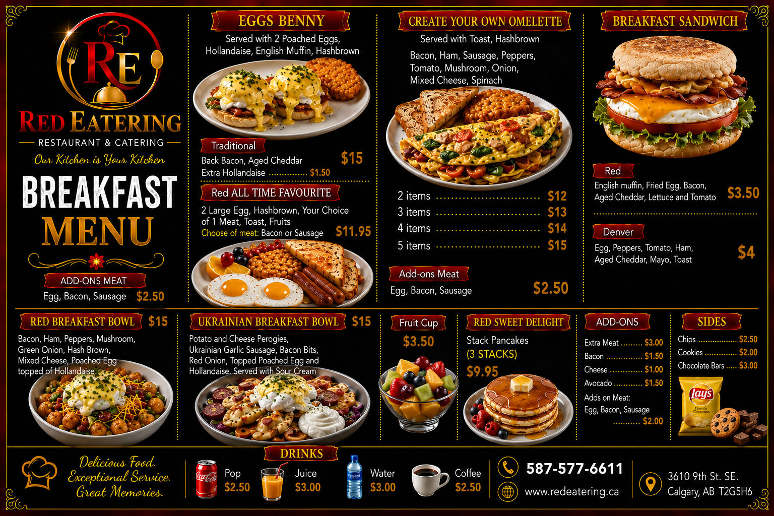 Redeatering Menu