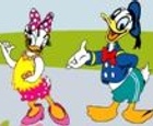 El pato Donald y Hello Kitty