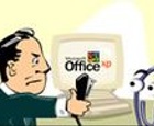 Atrapando el clip del Office.