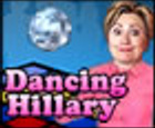 Dancing Hillary. Hillary clinton bailando ante los democratas.
