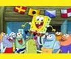 Seis puzzles de Bob Esponja y sus amigos.