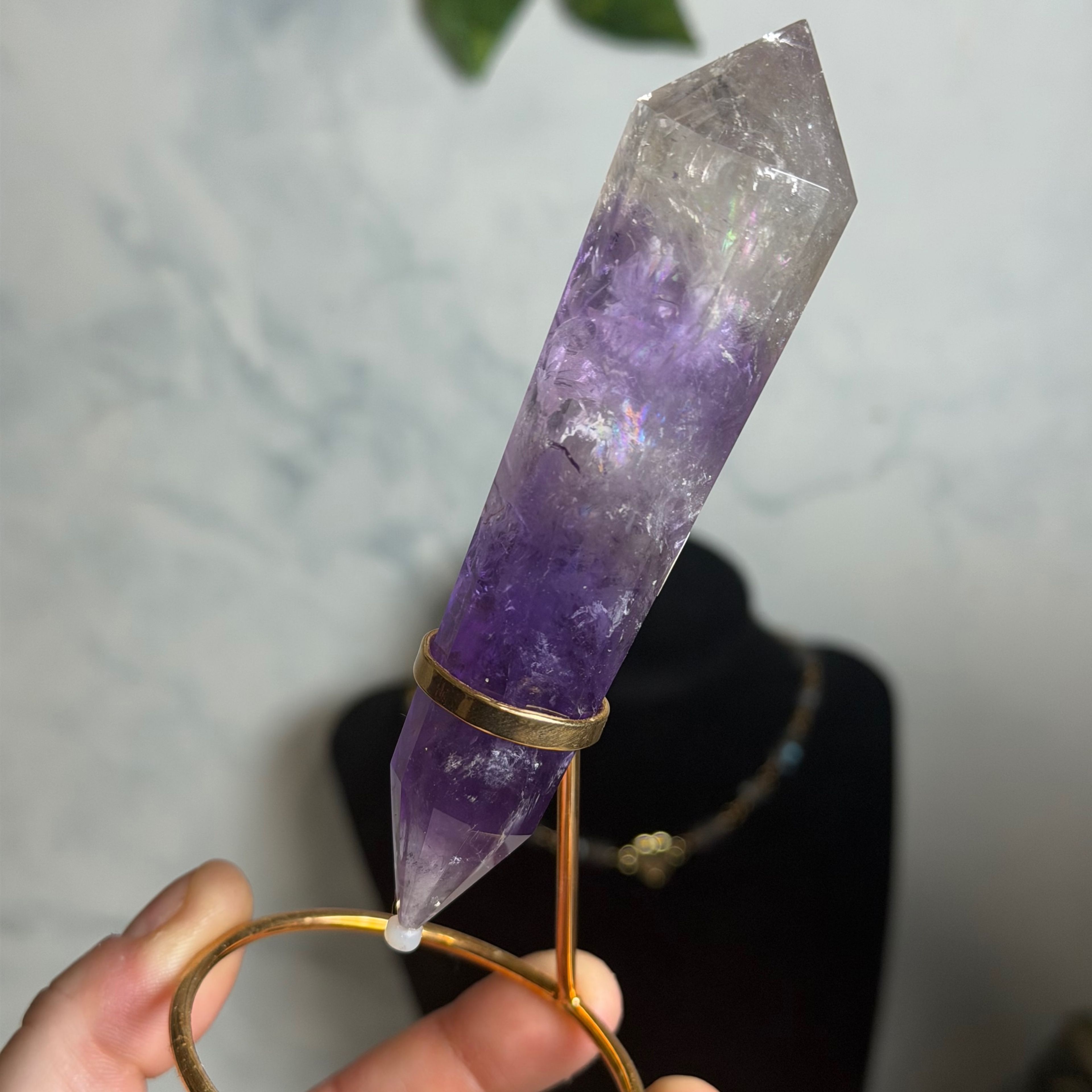 Phantom Amethyst Vogel with Stand - Brazil
