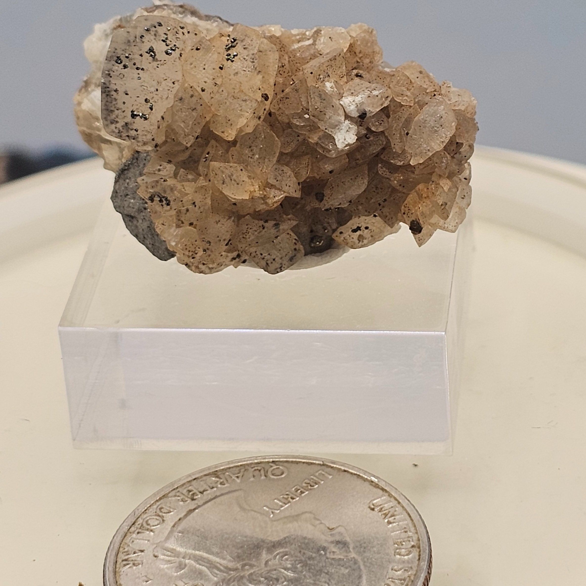 Calcite with Chalcopyrite