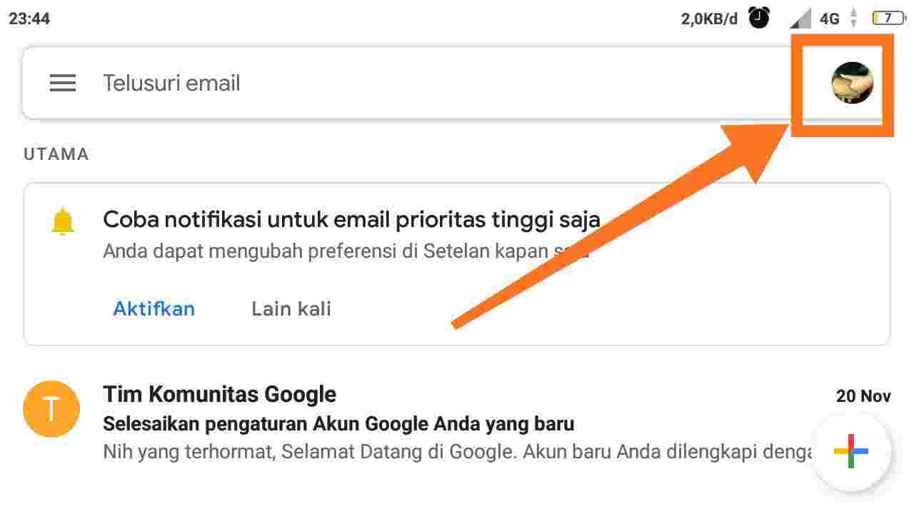 Cara Ganti Foto Profil Gmail Di Android: 10 Langkah Ganti profil Gmail Android