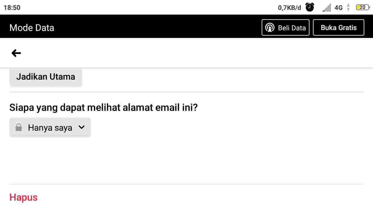 2 Cara Menghapus Email Di Facebook Lengkap Nihcara