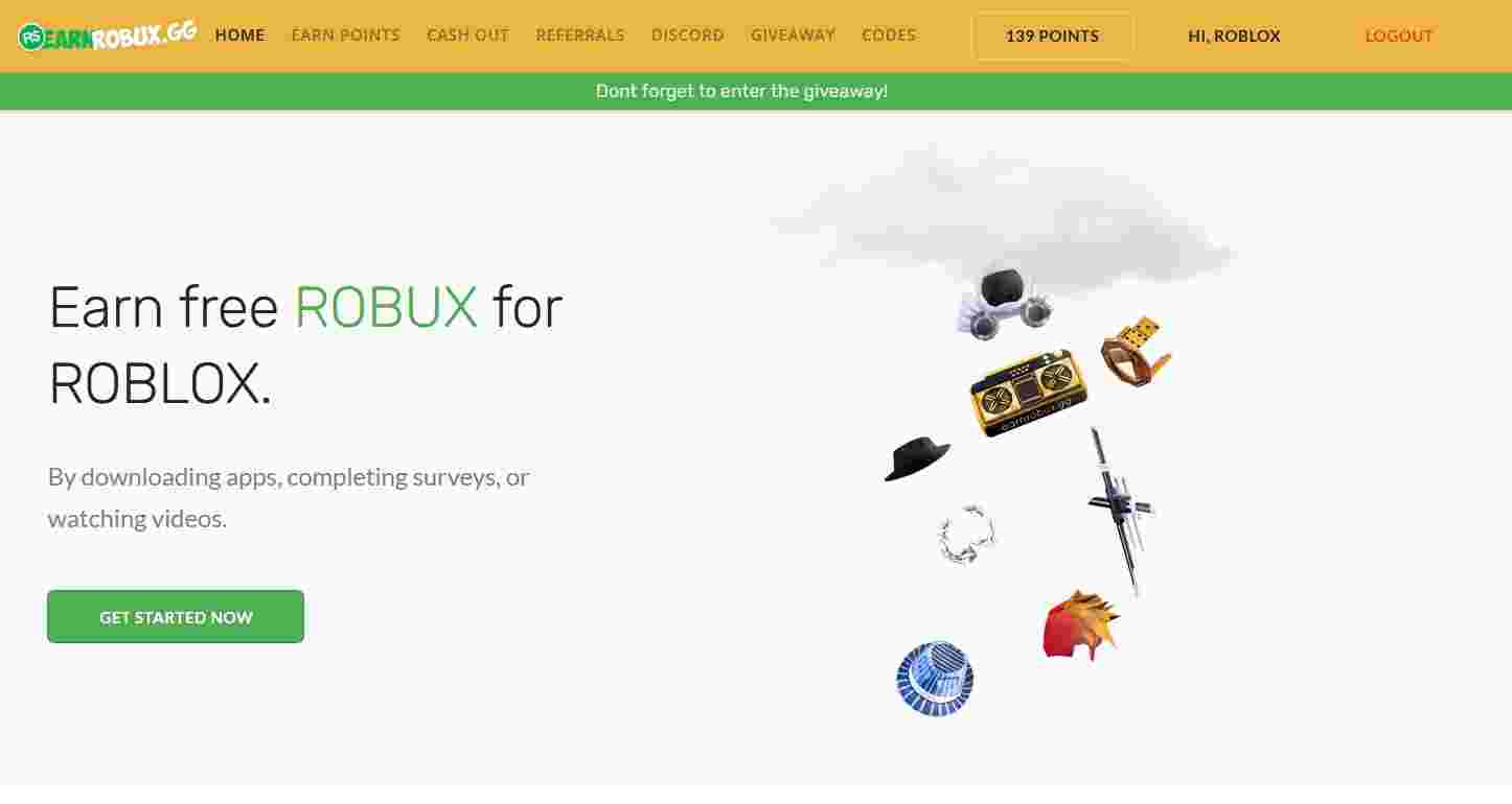 www.earnrobux.gg, Earn Free Robux + Redeem Codes (2024)