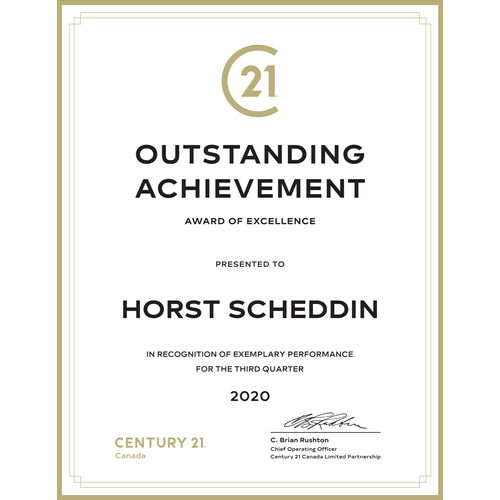Outstanding Achievement - Q3